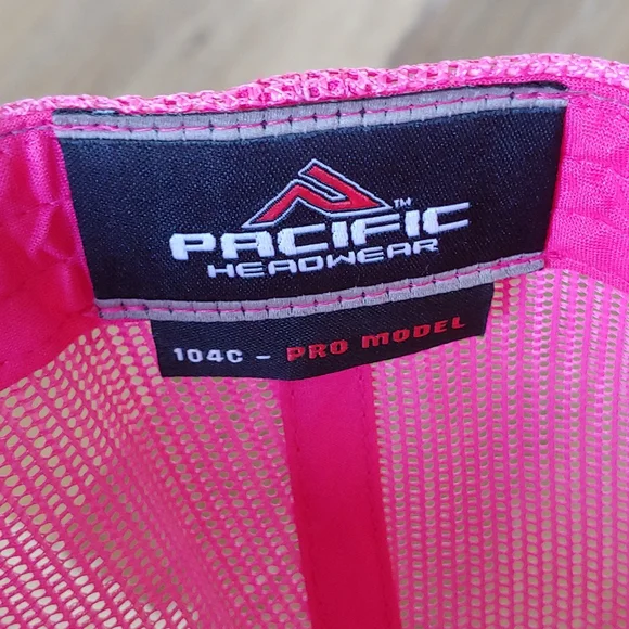 Dykstra Baseball Pink Trucker Snapback Cap Hat - Picture 8 of 8